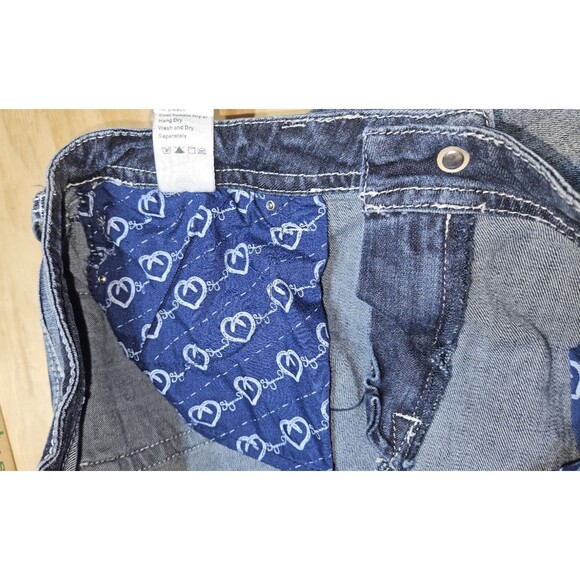 Shyanne Jeans Womens 32 short ANNWE Mid Rise Bootcut Blue Denim Stretch - Picture 11 of 16